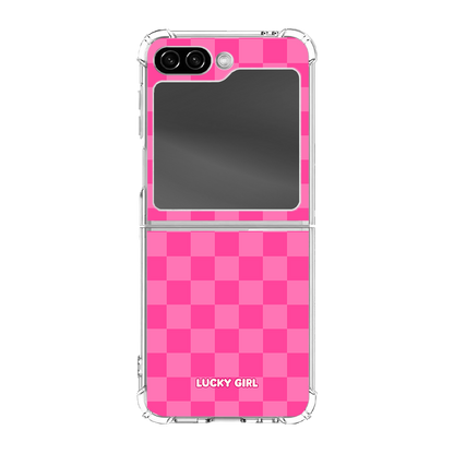 It Girl Checkers Clear Case Insert