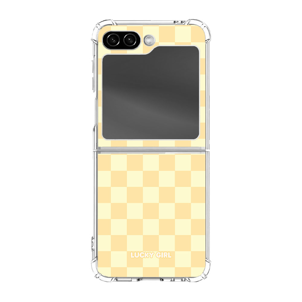 Banana Whispers Checkers Clear Case Insert