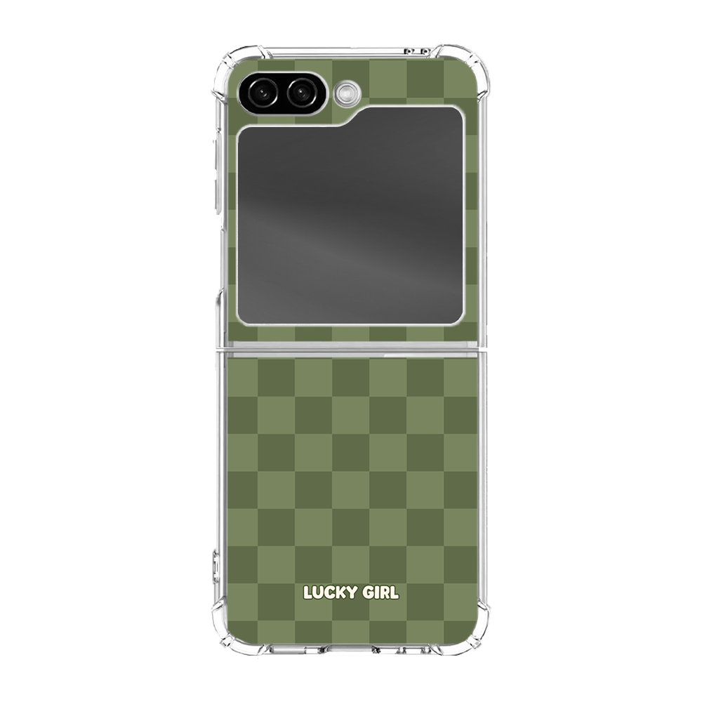 Moss Checkers Clear Case Insert