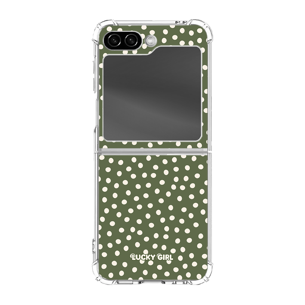 Moss Dots Clear Case Insert
