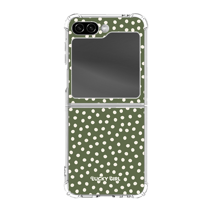 Moss Dots Clear Case Insert