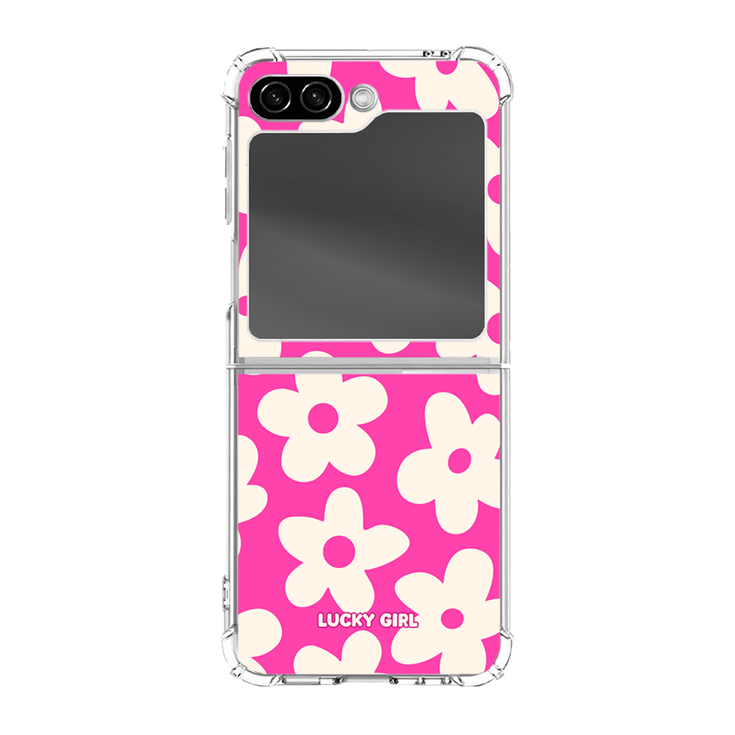 Raspberry Big Blooms Clear Case Insert