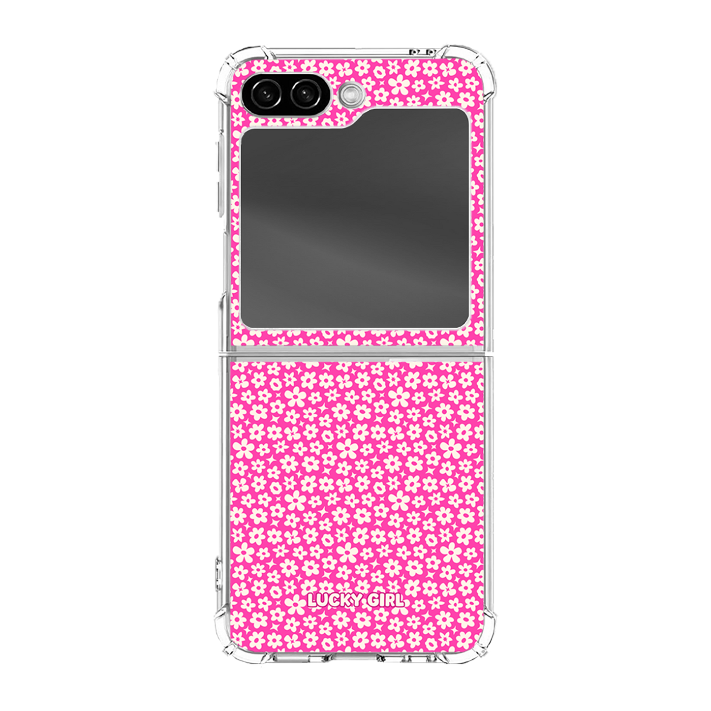 Raspberry Little Blooms Clear Case Insert