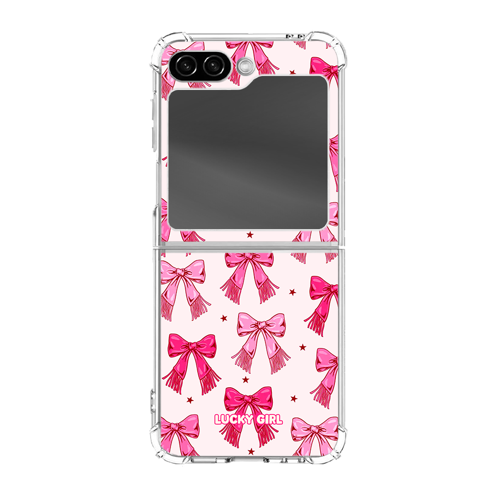 Blush Fringe Clear Case Insert