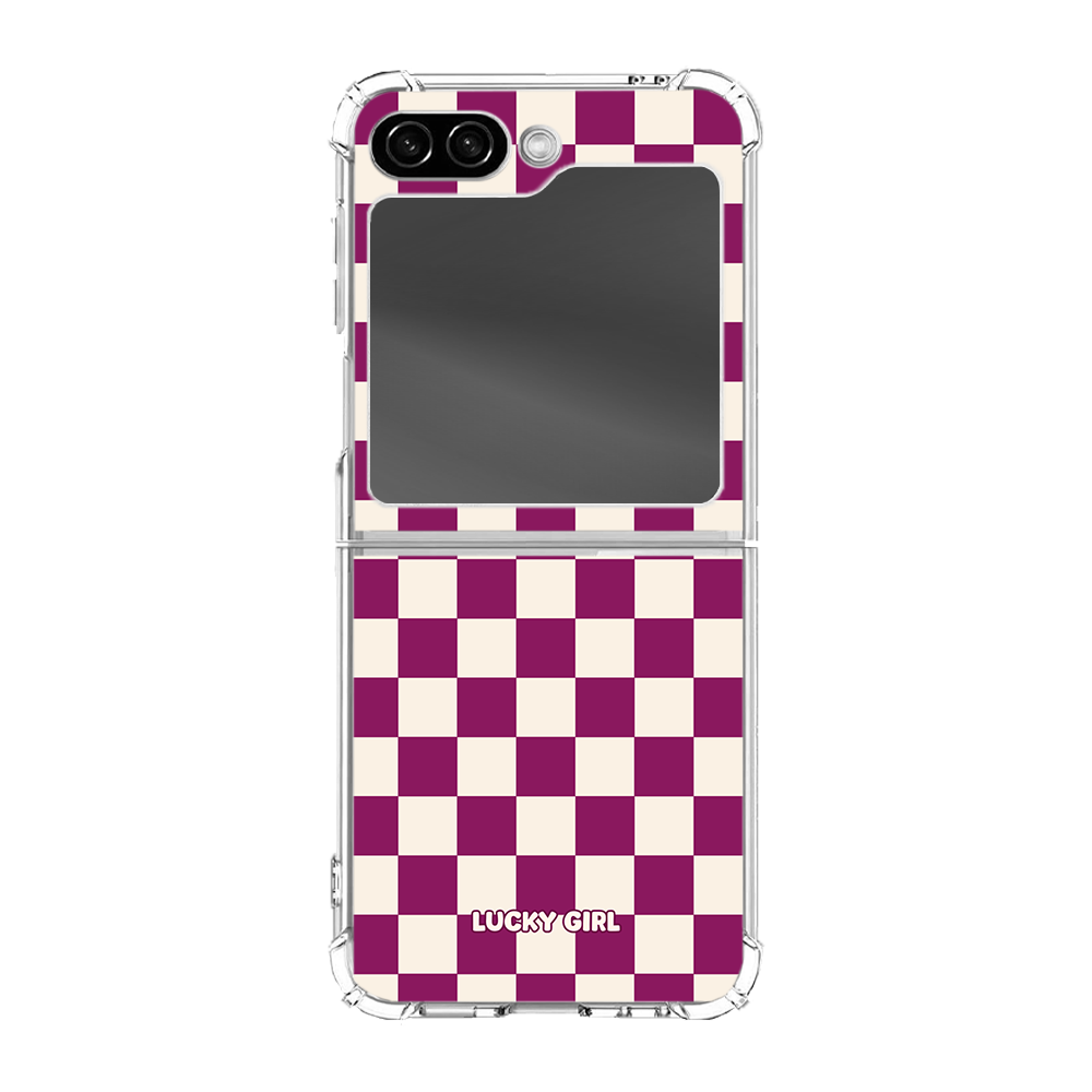 Velvet Checkers II Clear Case Insert