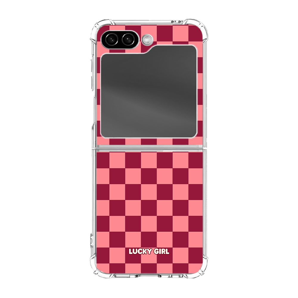 Love Checkers Clear Case Insert