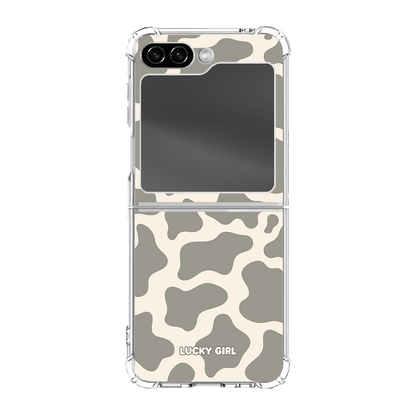 River Rock Cow Print Clear Case Insert