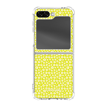 Electric Lime Little Blooms Clear Case Insert