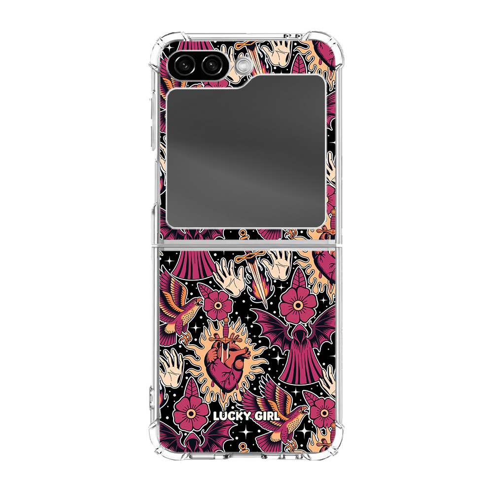 Silent Heart Clear Case Insert
