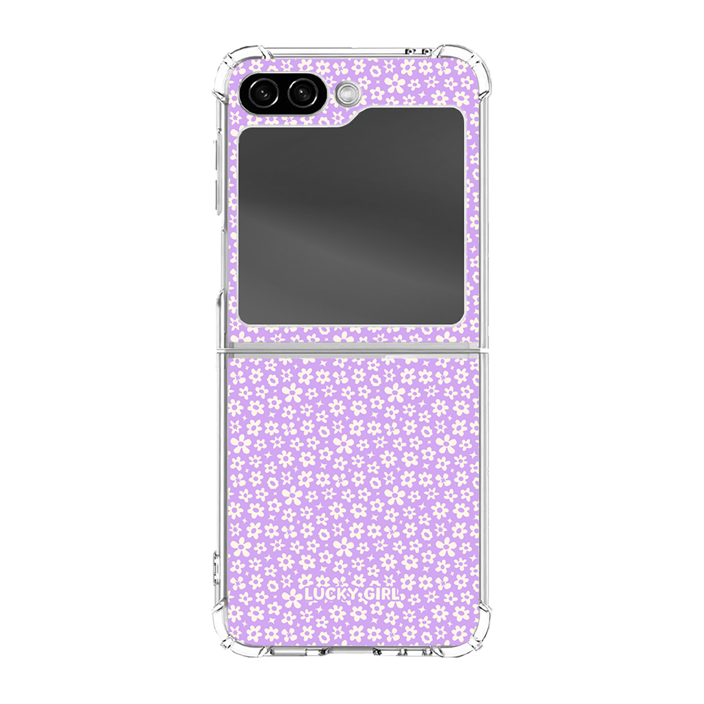 Lavender Little Blooms Clear Case Insert