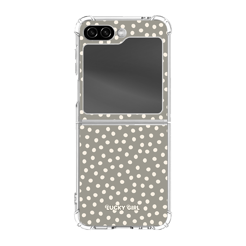 River Rock Dots Clear Case Insert