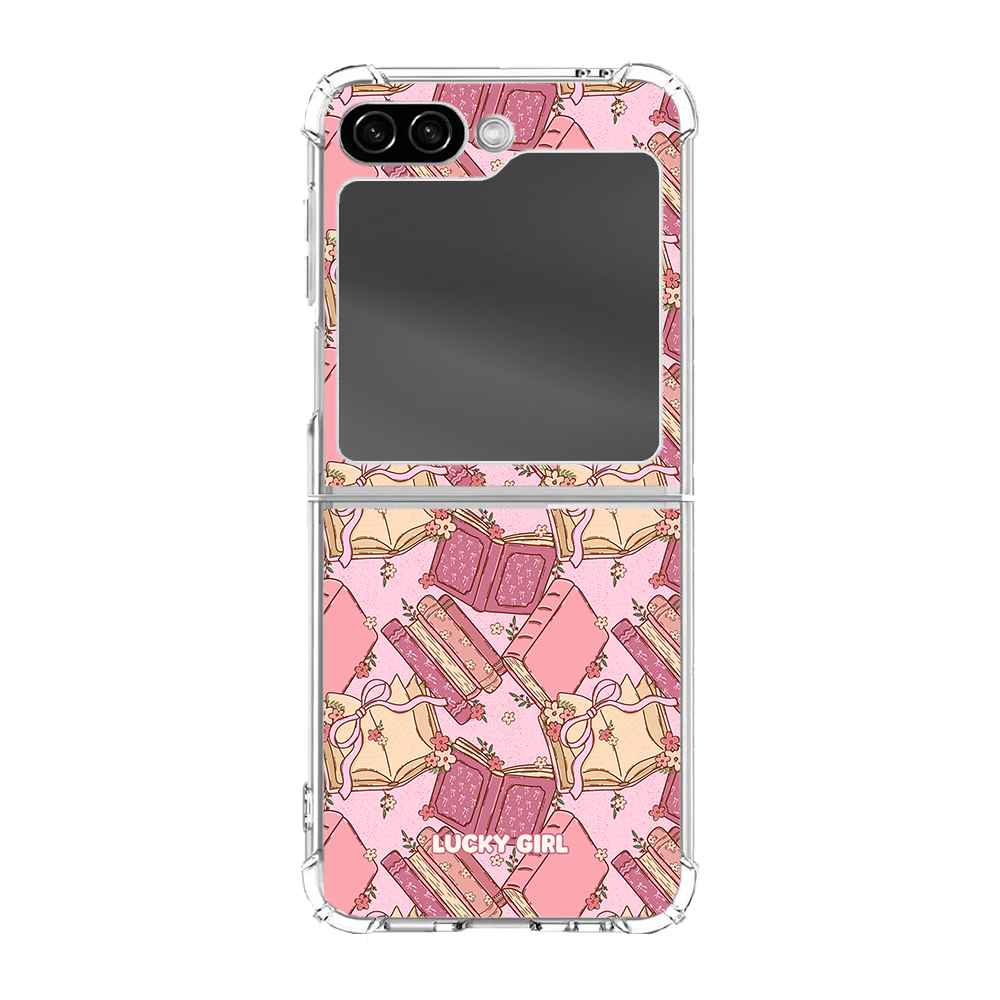 Pink Prose Clear Case Insert