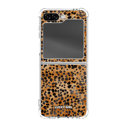 Amber Cheetah Clear Case Insert