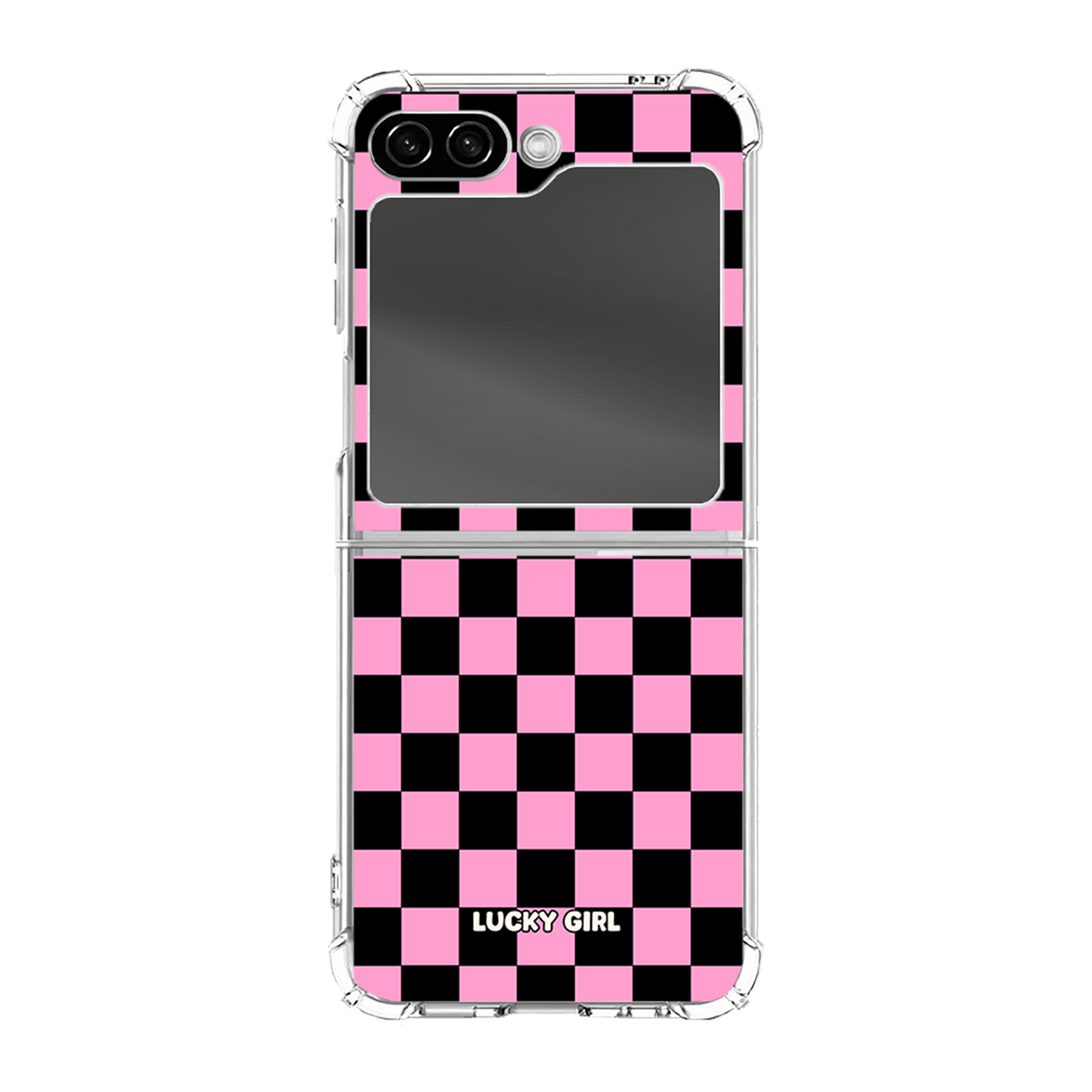 Bubblegum Checkers Clear Case Insert