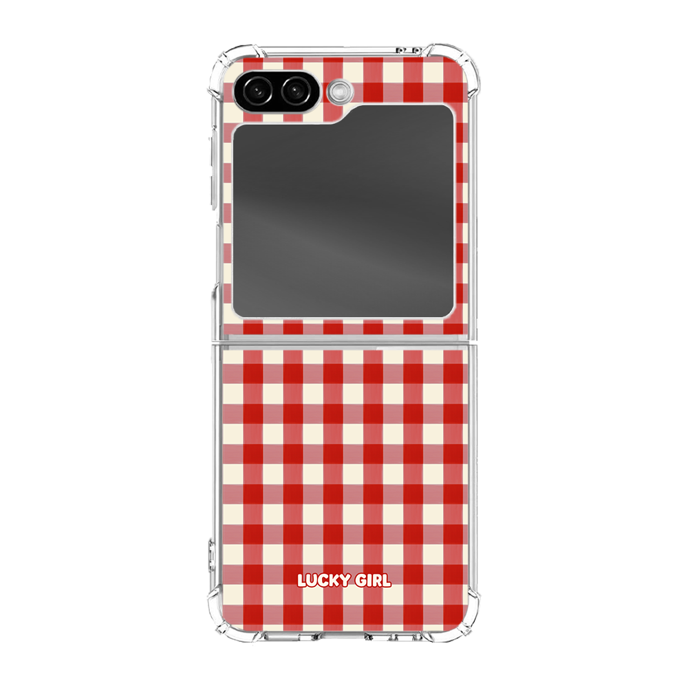 Apple Gingham Clear Case Insert