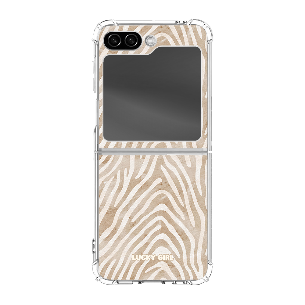 Sandstone Zebra Clear Case Insert
