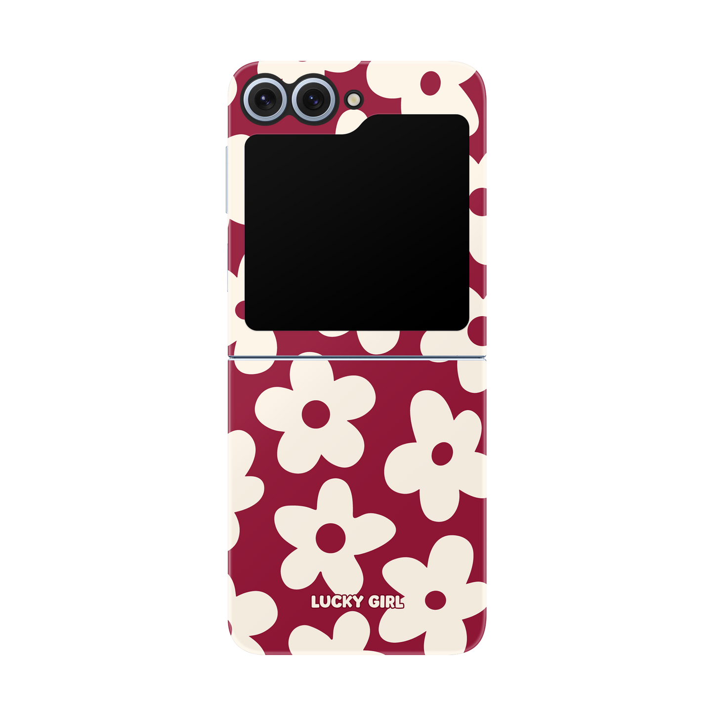 Black Cherry Big Blooms Phone Case