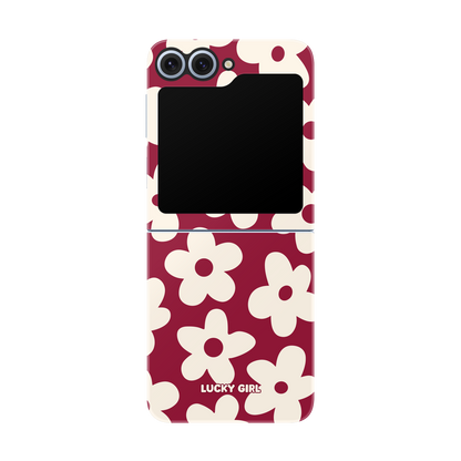 Black Cherry Big Blooms Phone Case