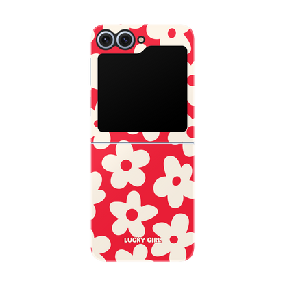 Vermillion Big Blooms Phone Case