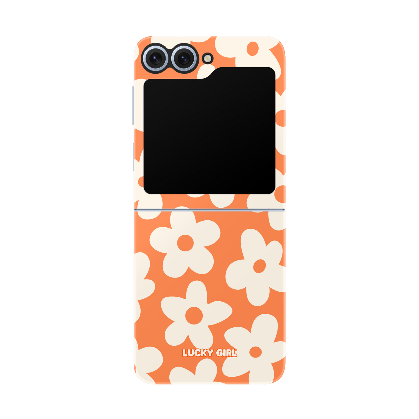Tangerine Big Blooms Phone Case