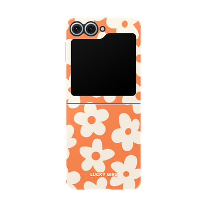 Tangerine Big Blooms Phone Case