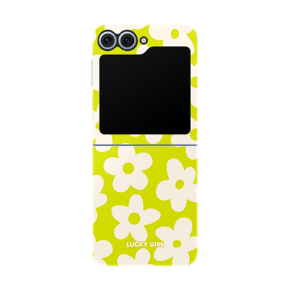 Electric Lime Big Blooms Phone Case