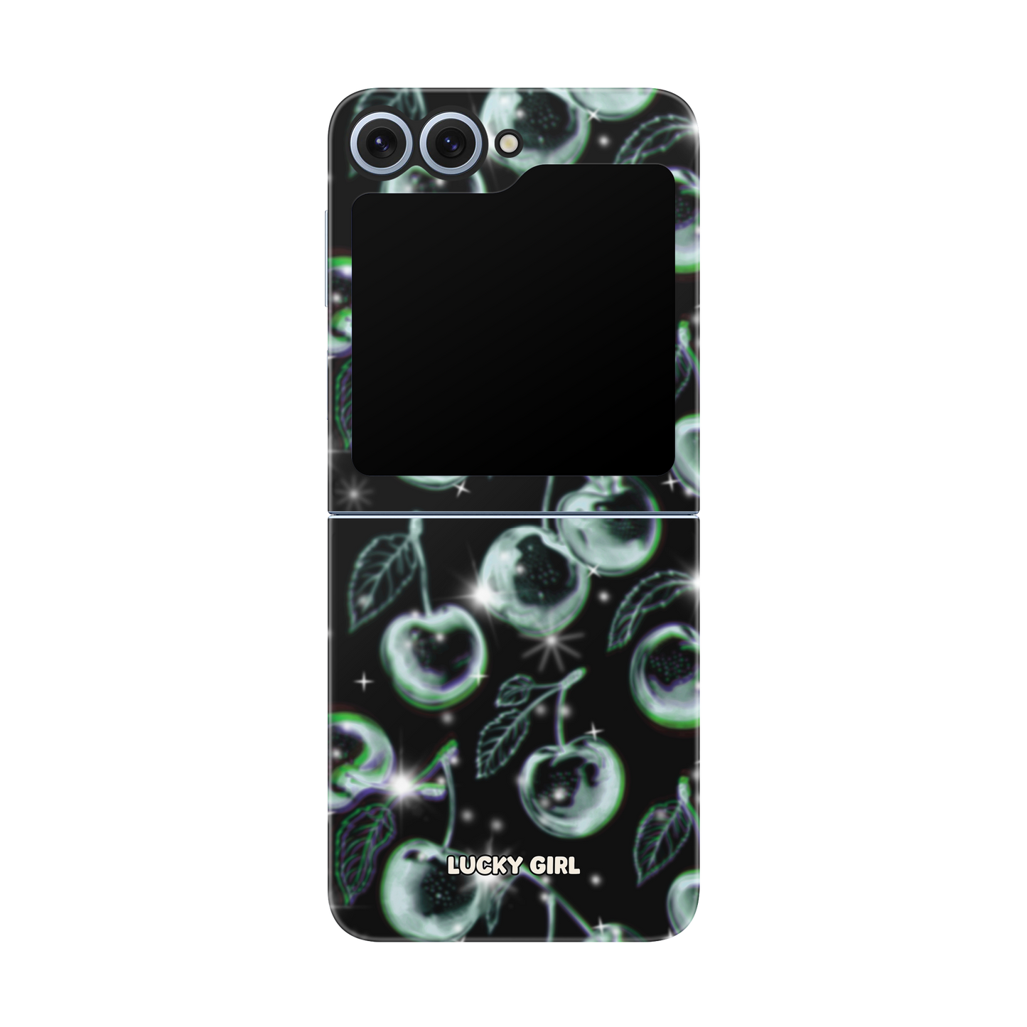 Chrome Cherries Phone Case