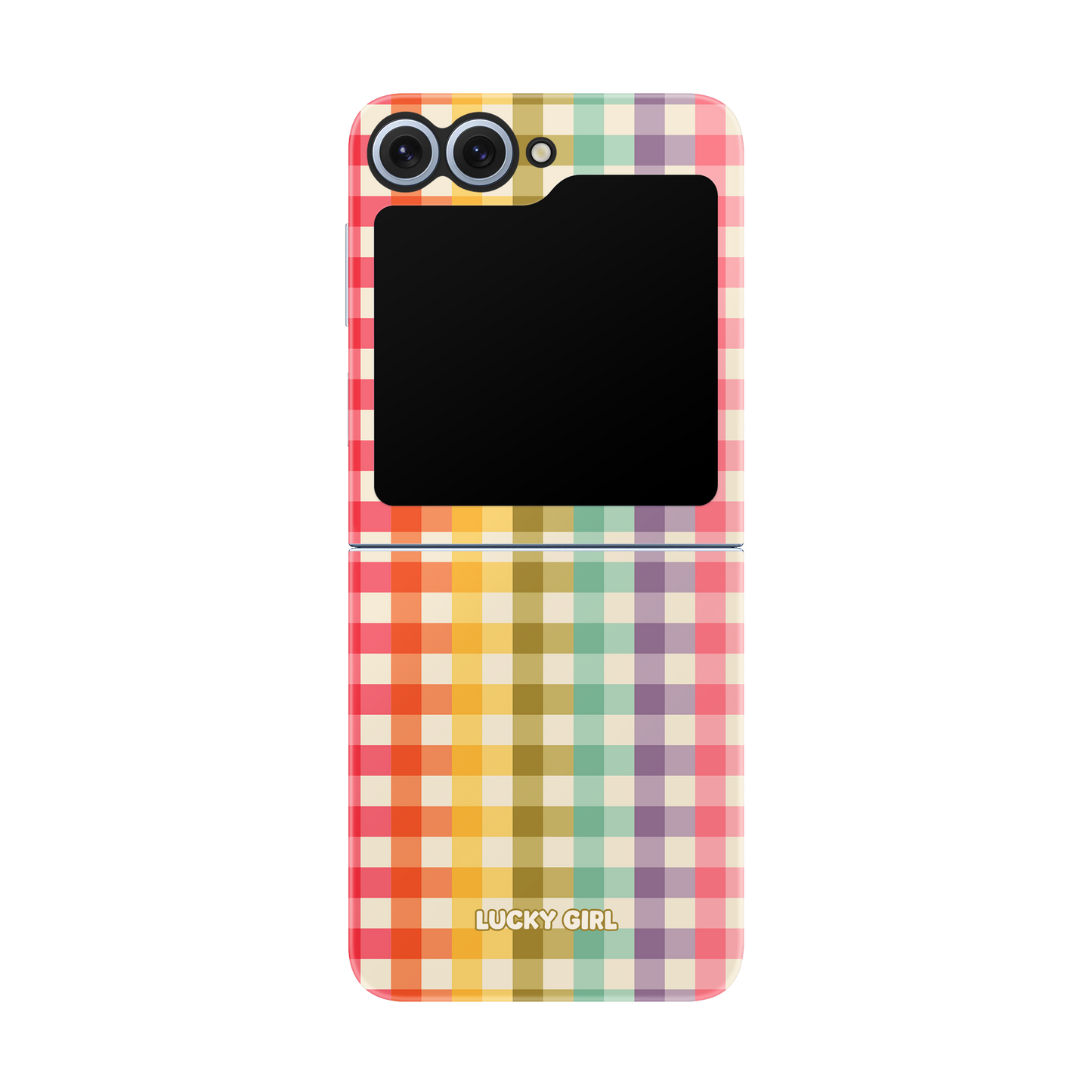 Rainbow Gingham Phone Case