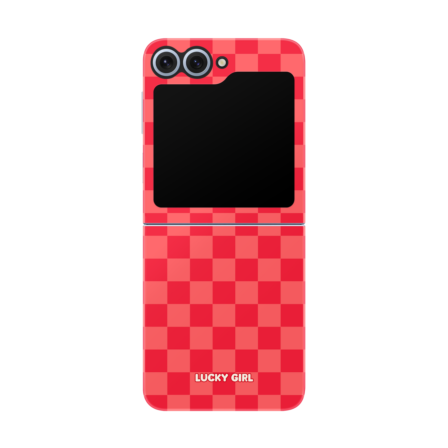 Vermillion Checkers Phone Case