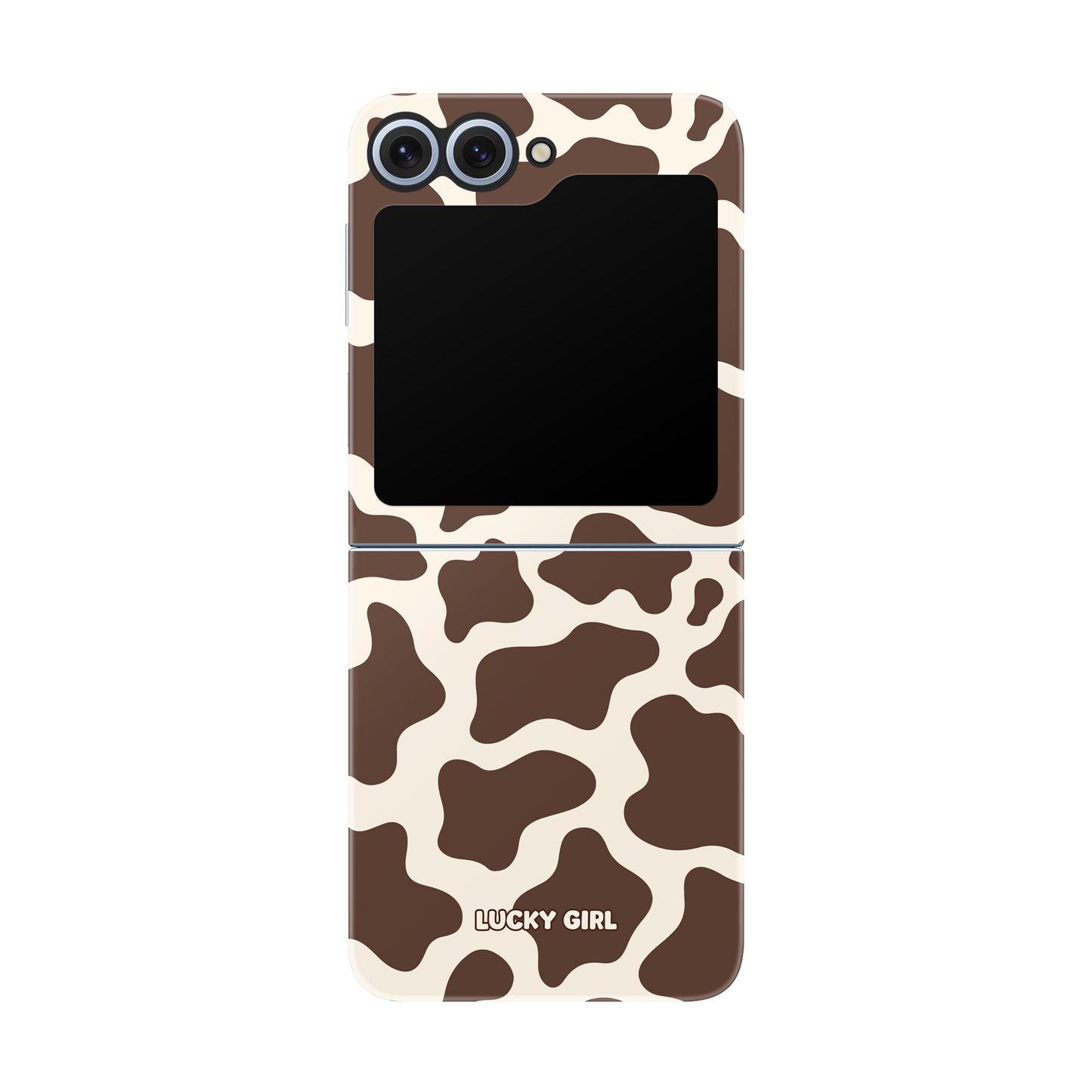 Espresso Cow Print Phone Case
