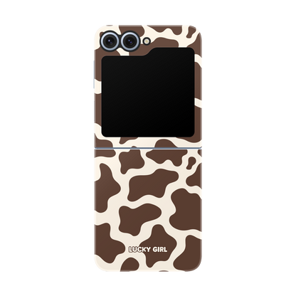 Espresso Cow Print Phone Case