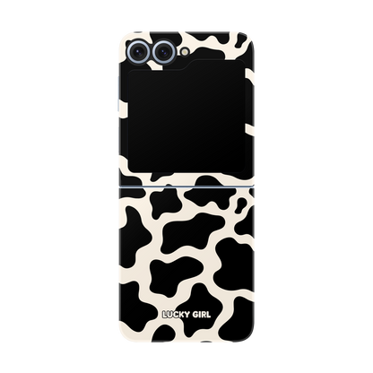 Onyx Cow Print Phone Case