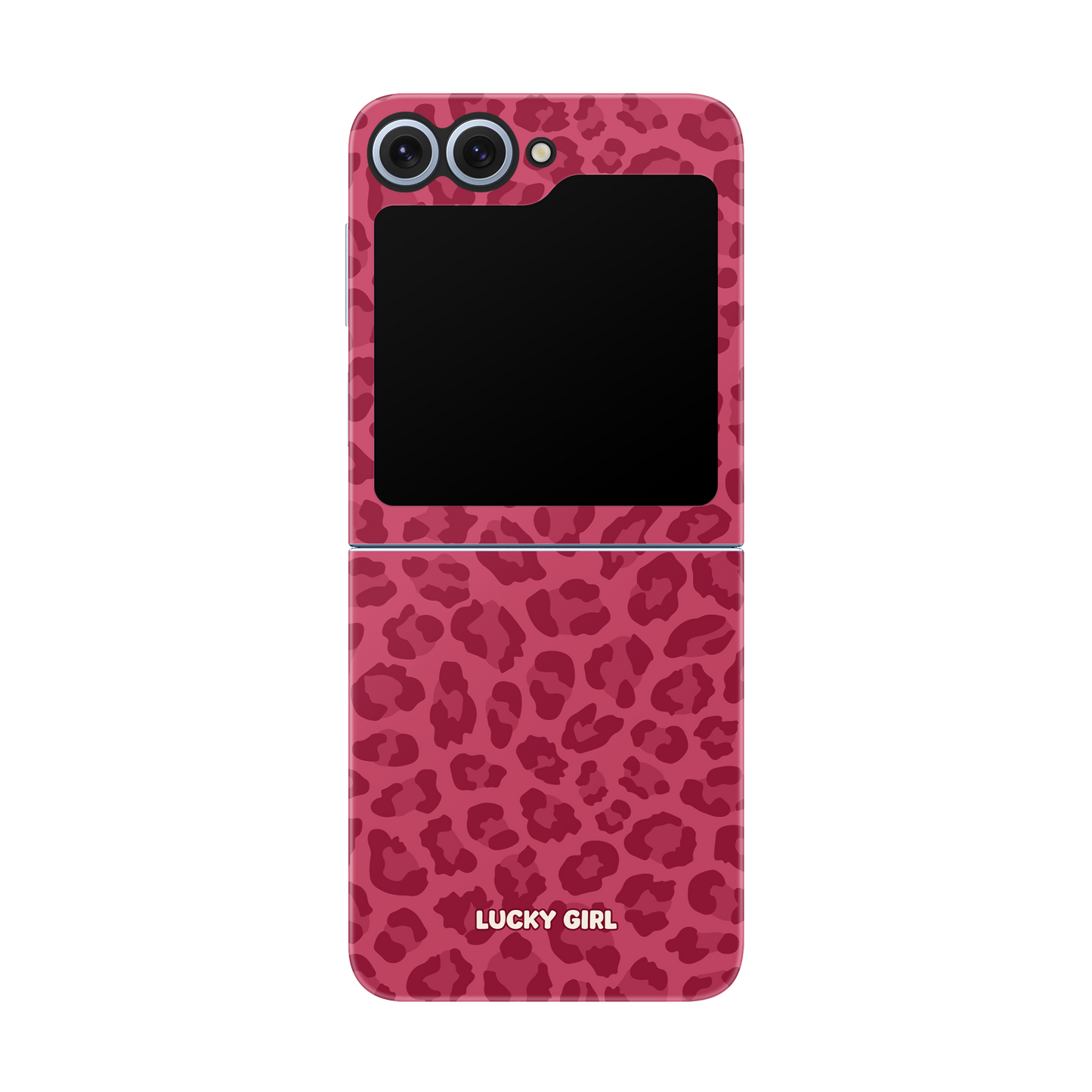 Black Cherry Leopard Phone Case
