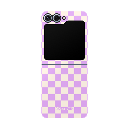 Lavender Checkers II Phone Case