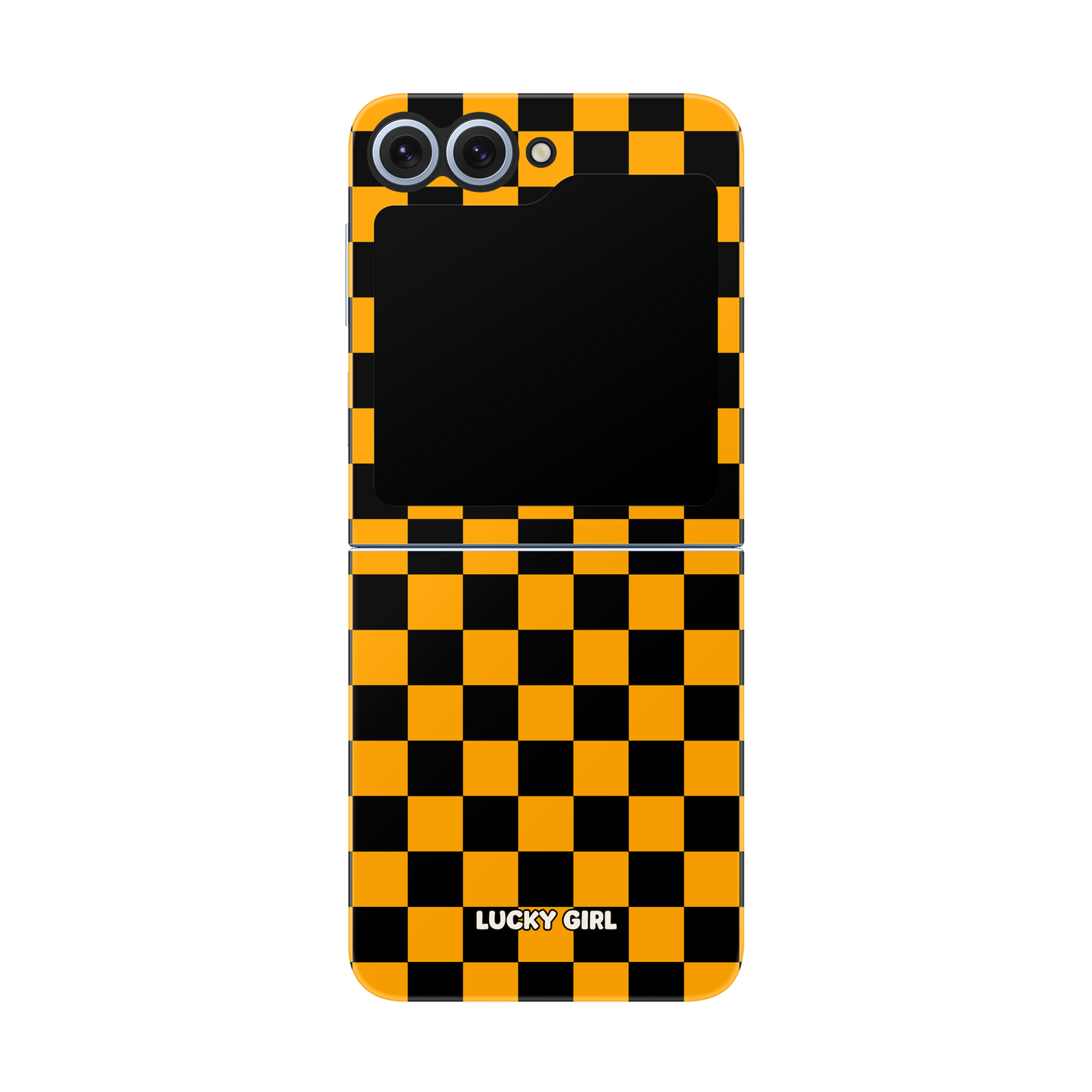 Creamsicle Checkers Phone Case