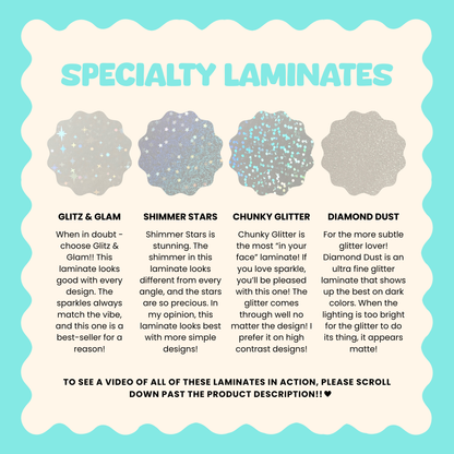 Bluebell Dots Clear Case Insert