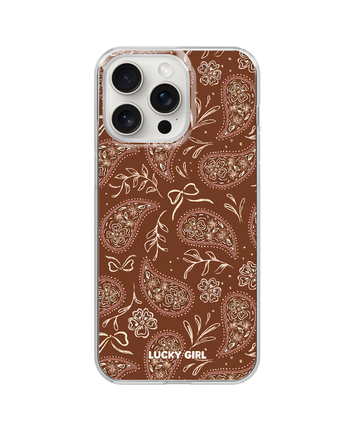 Prairie Paisley Clear Case Insert