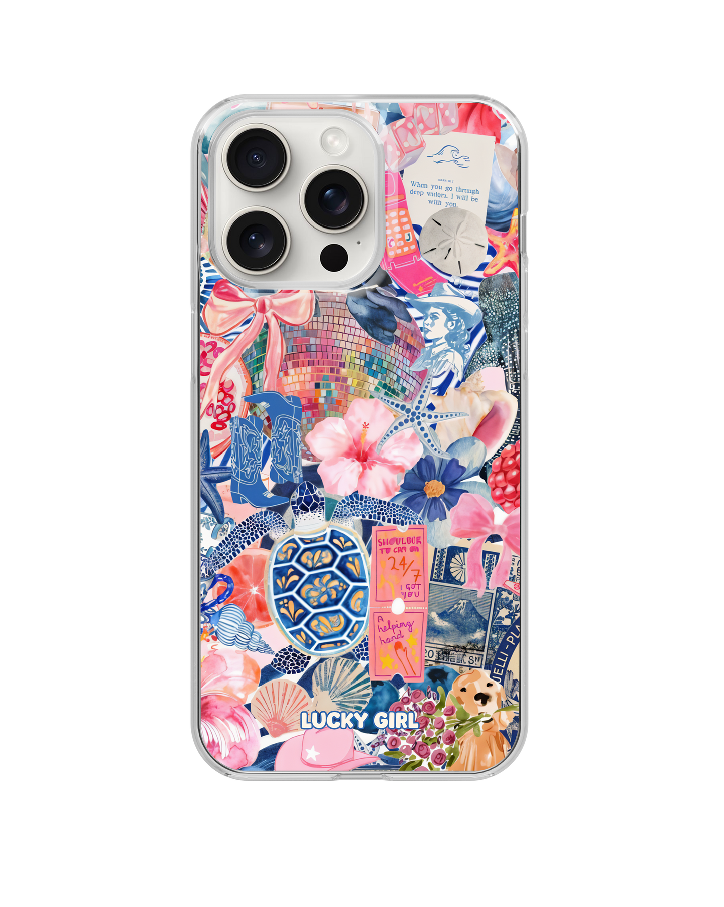 Seas the Day Clear Case Insert