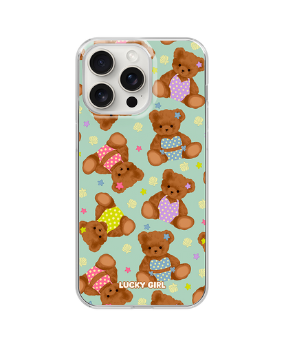 Teddy Beach Clear Case Insert