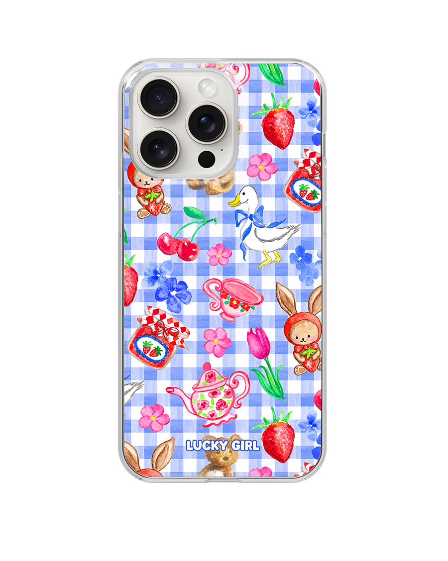 Gingham Goose Clear Case Insert