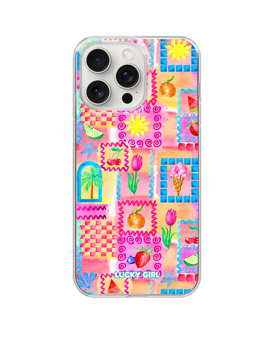 Summer Scrapbook Clear Case Insert