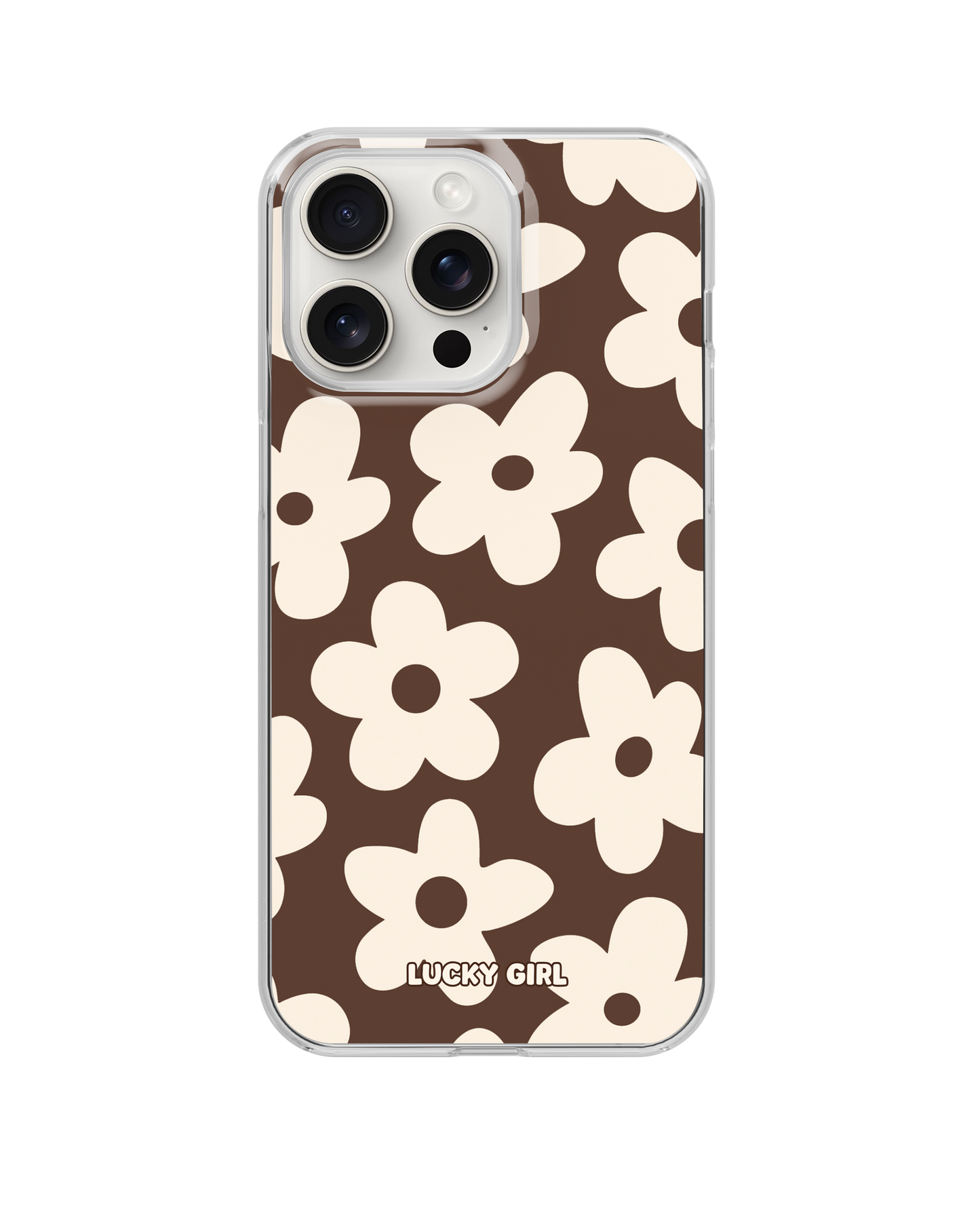 Espresso Big Blooms Clear Case Insert