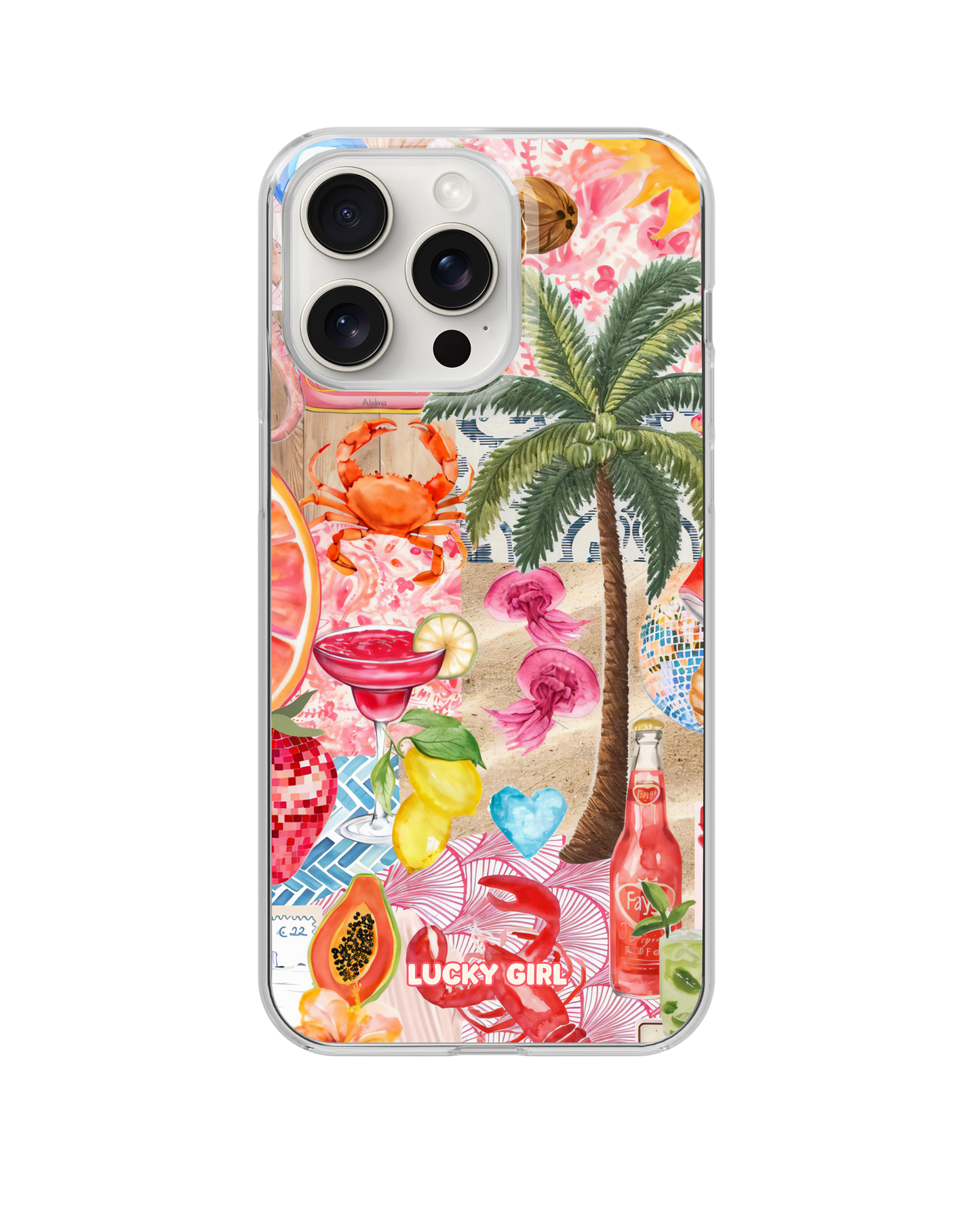 Palm Party Clear Case Insert