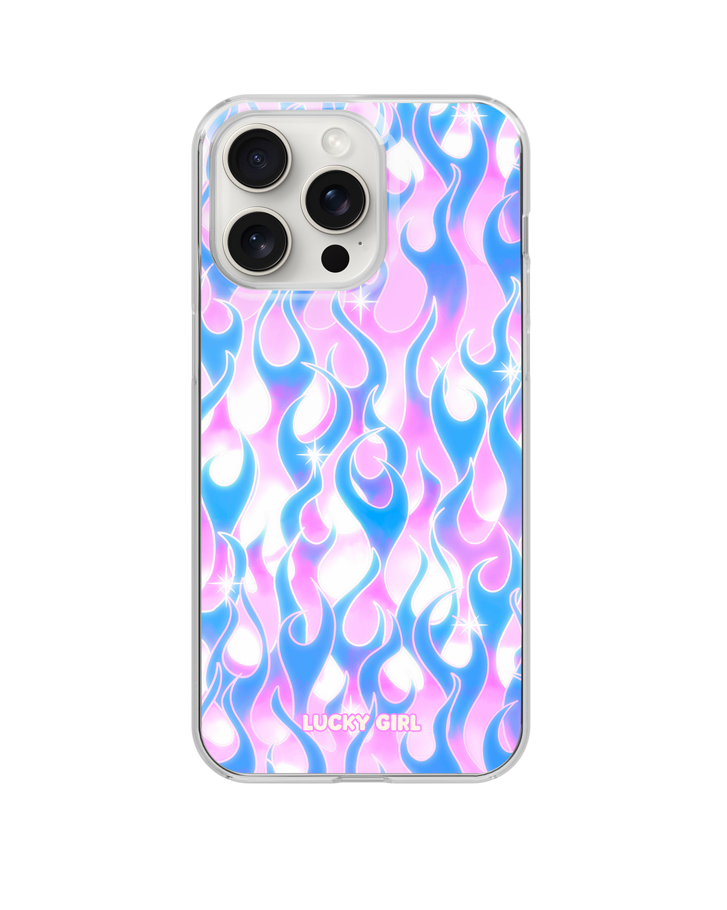Ultraviolet Flames Clear Case Insert