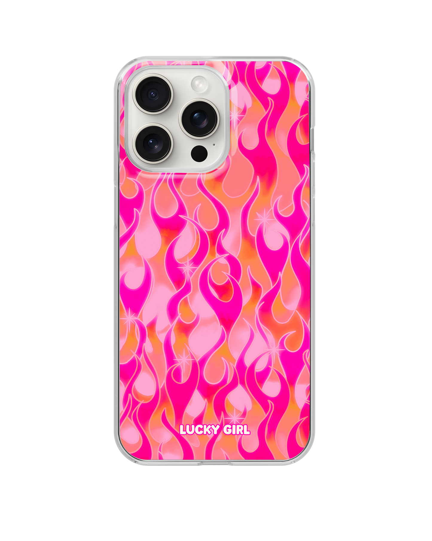 Fever Flames Clear Case Insert