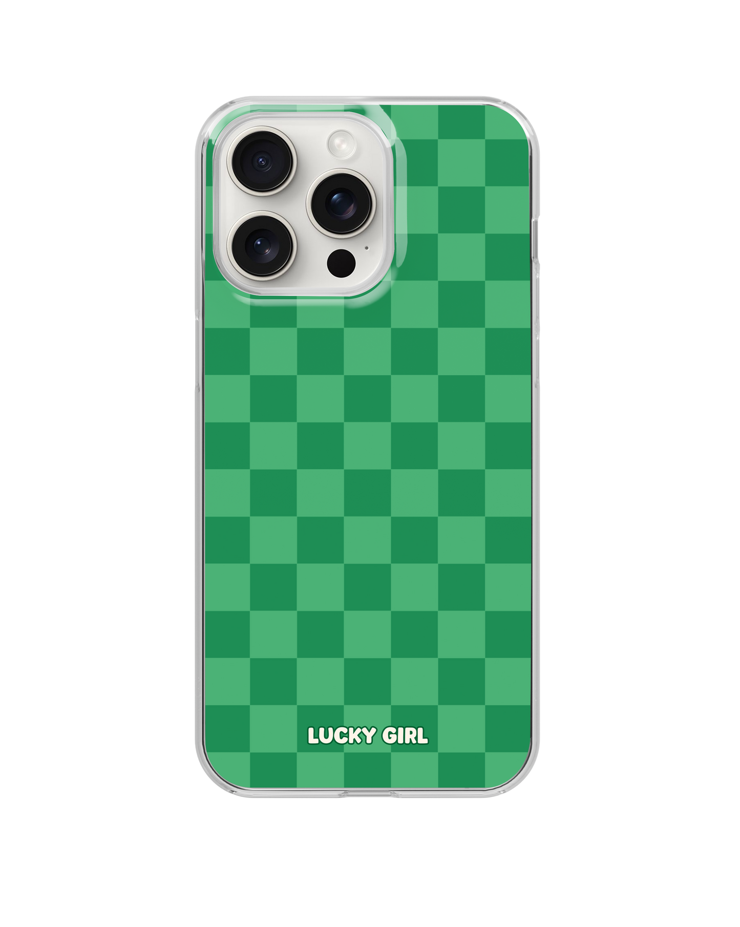 Emerald City Checkers Clear Case Insert