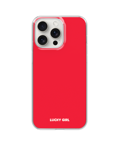 Vermillion Solids Clear Case Insert