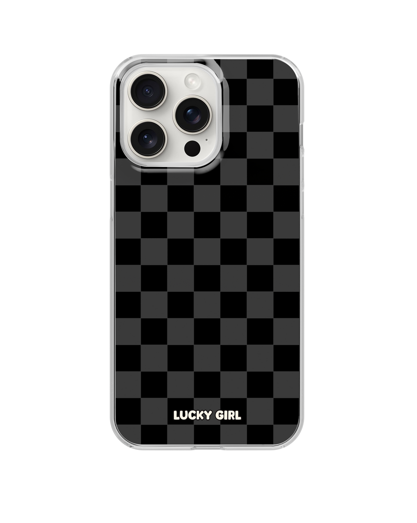 Onyx Checkers Clear Case Insert