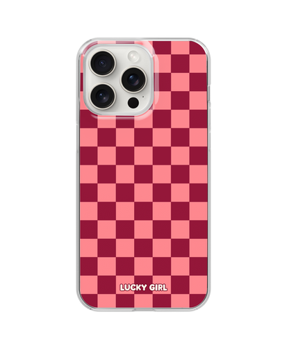 Love Checkers Clear Case Insert