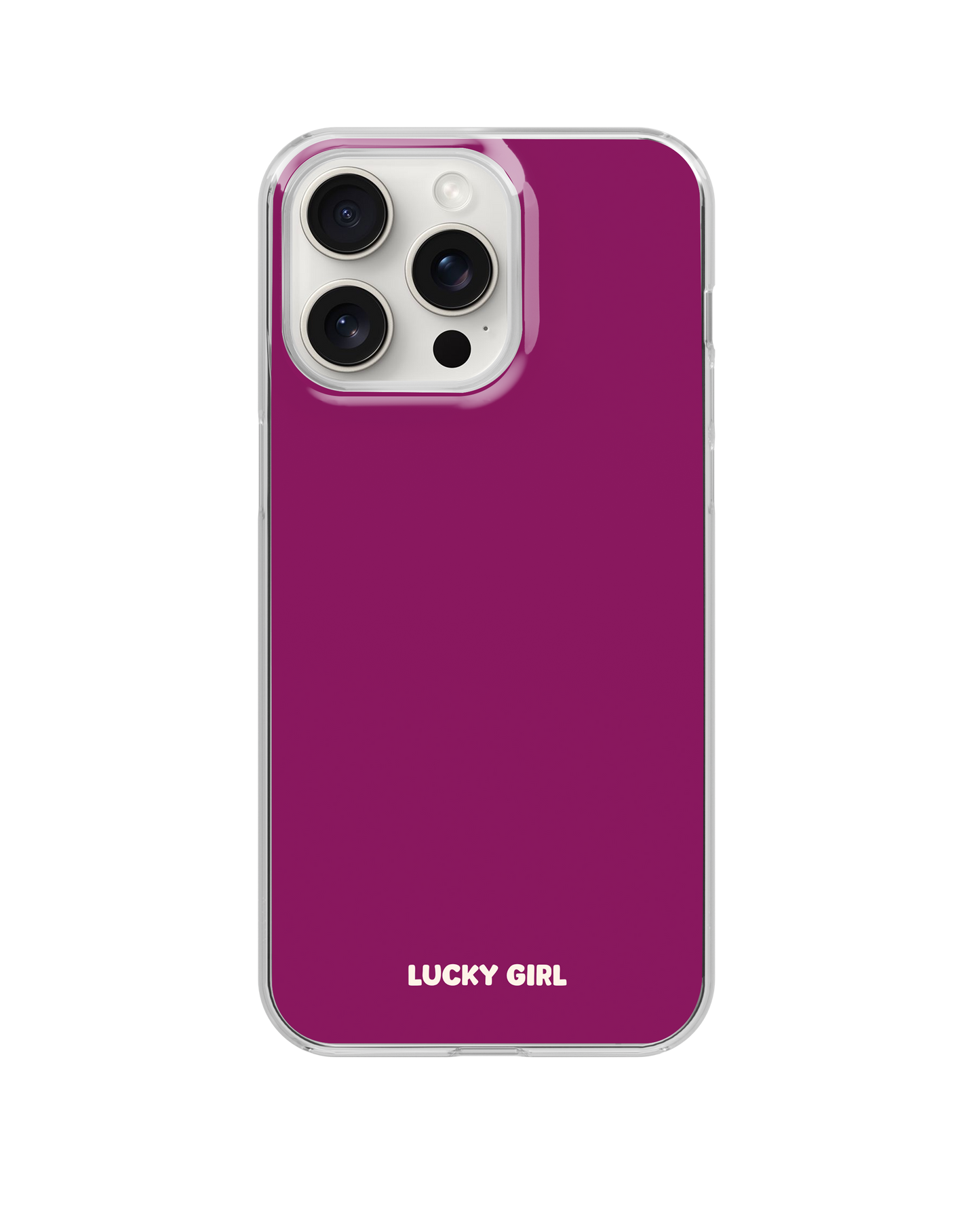 Velvet Solids Clear Case Insert